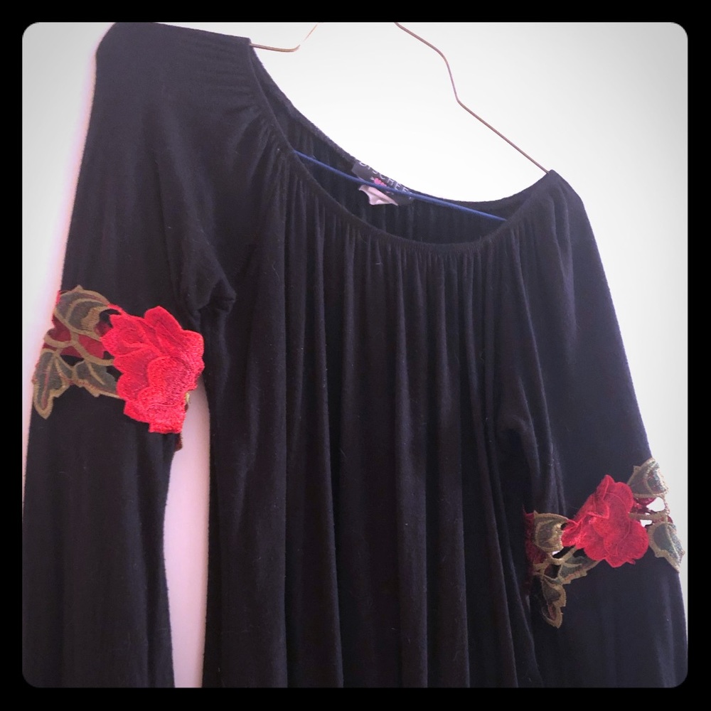 Super cute blouse with bell sleeves